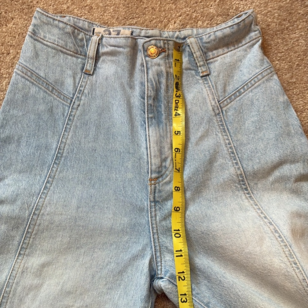 We the Free People Florence Flare High Rise light indigo Jeans size 27 - Picture 5 of 11